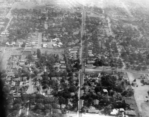 Temple City aerial view