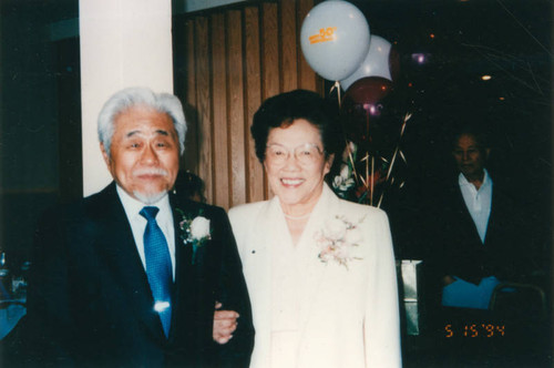 Charles and Misao Okada, 50th anniversary