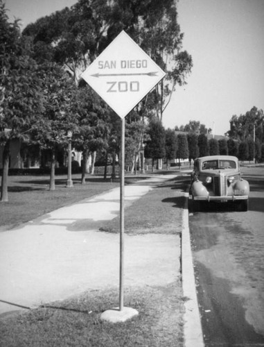 San Diego Zoo sign