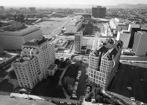 Looking northwest from City Hall tower