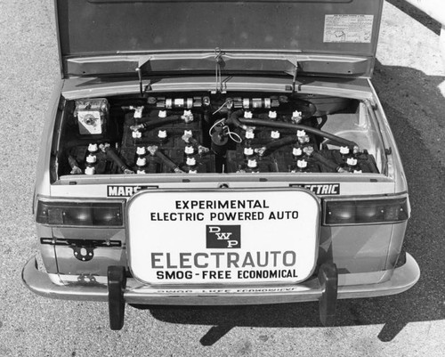 DWP electric powered car