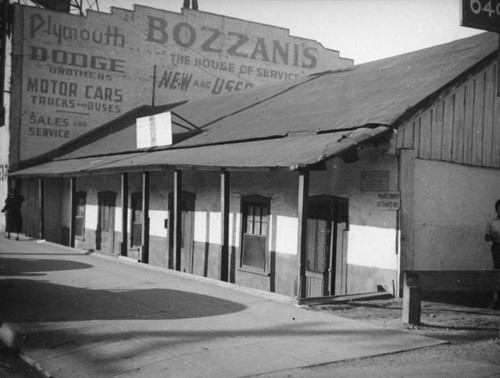 Bozzani's and Santa Cruz Adobe on Broadway