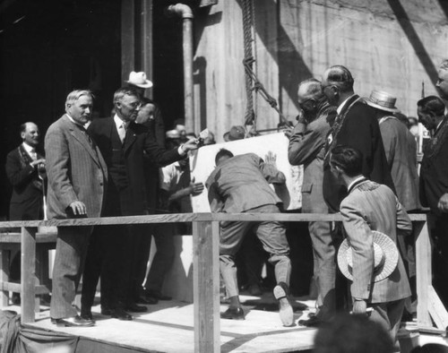 Los Angeles City Hall cornerstone