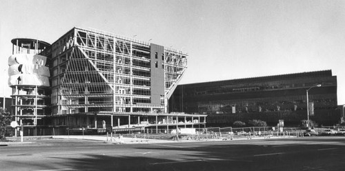 Pacific Design Center under construction