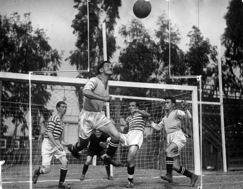 Soccer at Loyola field