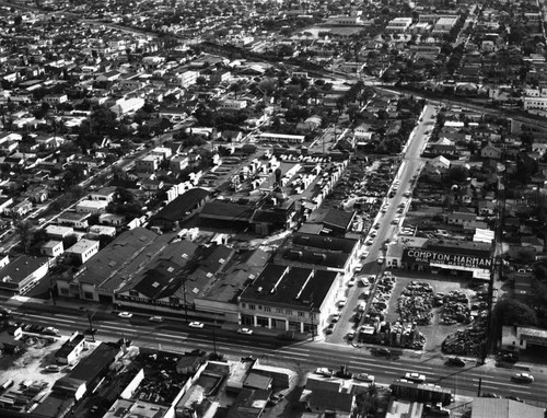 E.K. Wood Lumber Co., Anaheim St., looking southeast