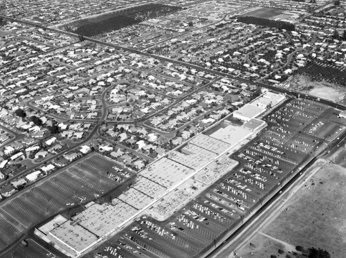 Orange County Plaza, Chapman Ave. and Brookhurst St., looking northeast