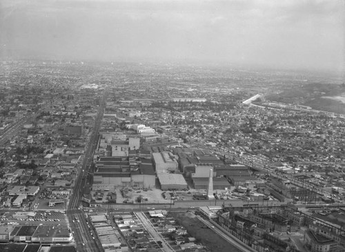 Metro Goldwyn Mayer Studios, Washington Boulevard, looking northeast