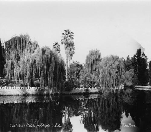 Lake at Baldwin's Ranch, So. Cal