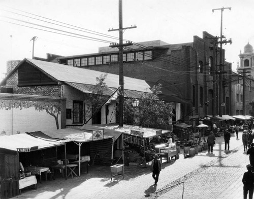 View down Olvera Street