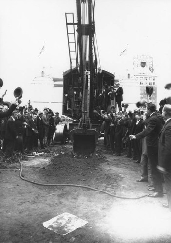 Groundbreaking of L.A. Chamber of Commerce, view 1