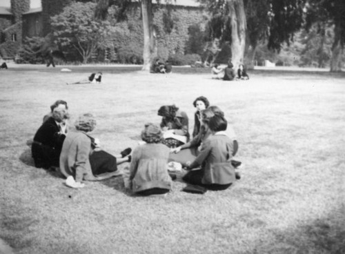 Students at Los Angeles Junior College