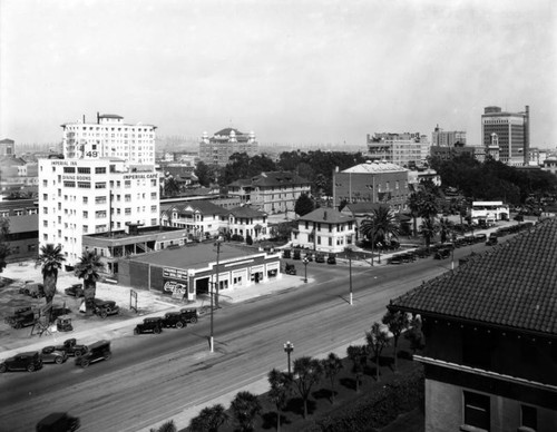 Aerial view of Long Beach