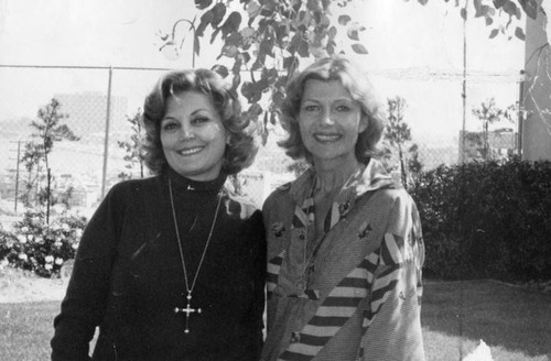 Rita Hayworth and Gloria Luckenbill