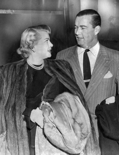 Lana Turner and Bob Topping