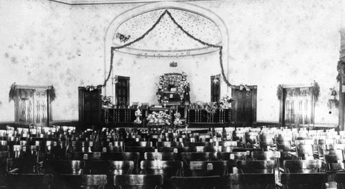 First Methodist Church, interior