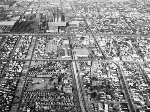 Huntington Park Elks Club, Gage Avenue, looking north