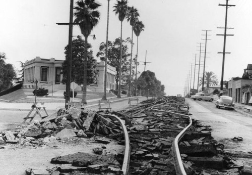 Highland Park track removal