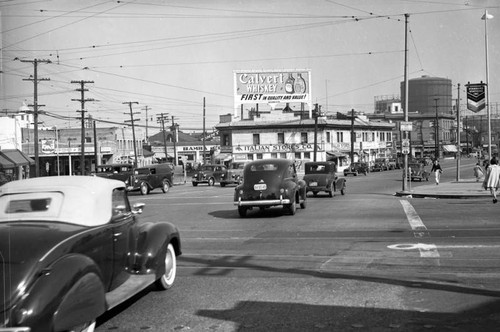 Sunset Boulevard at New High and Spring streets