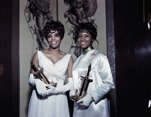 Beauty pageant winners smile for the camera