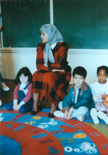 Islamic school classroom