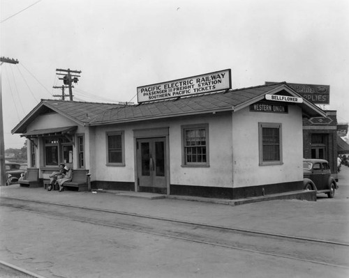 Bellflower Pacific Electric depot