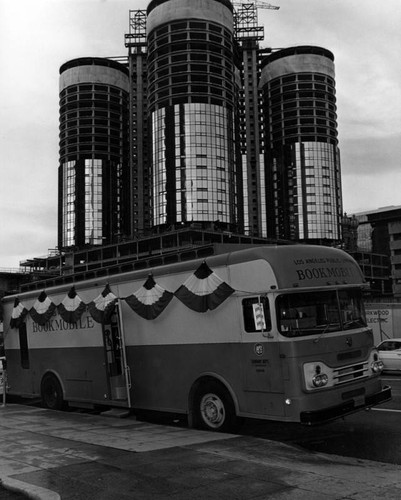 LAPL Bookmobile and the Bonaventure Hotel