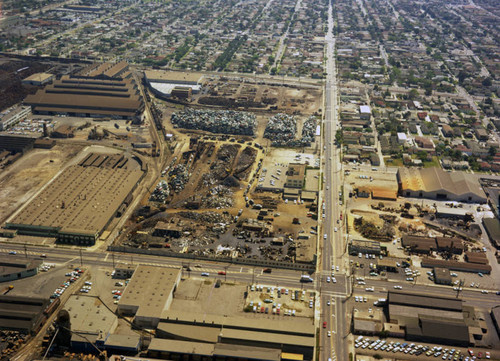 Lipsett Steel, Vernon, looking south