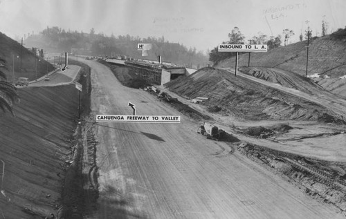 Construction of the Cahuenga Pass