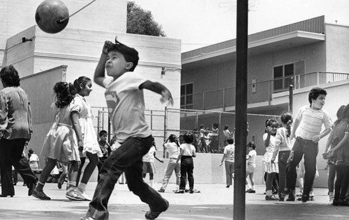 Hoover Street School lunch recess