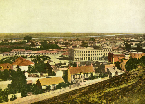 View of the Plaza from a hill