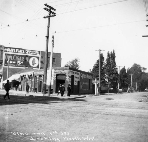 Vine Street and First, downtown Los Angeles