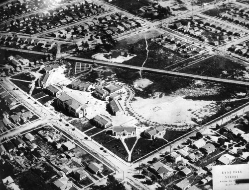 Hyde Park School aerial, view 2