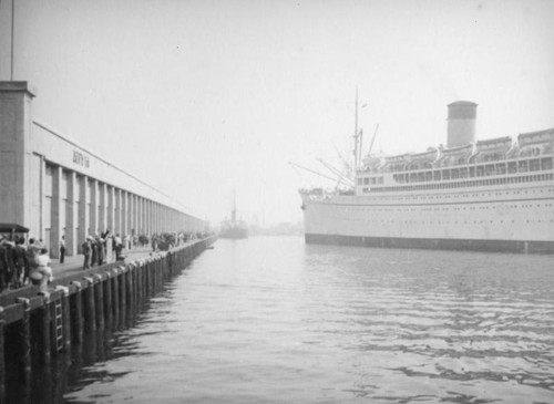 S.S. Monterey at Berth 156, L. A. Harbor