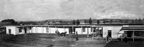 Abel Sterns adobe, panoramic