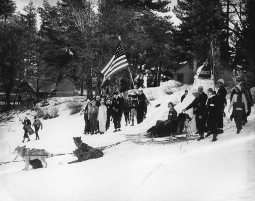 Dogsledding at Big Pines