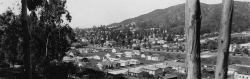 Panoramic view of Eagle Rock, looking northwest