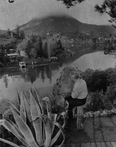 Scenic view of Malibu Lake