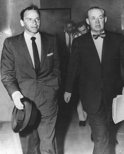 Frank Sinatra and Senator Edwin Regan