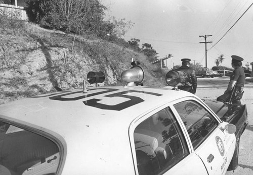 Area where Hillside Strangler victim was found