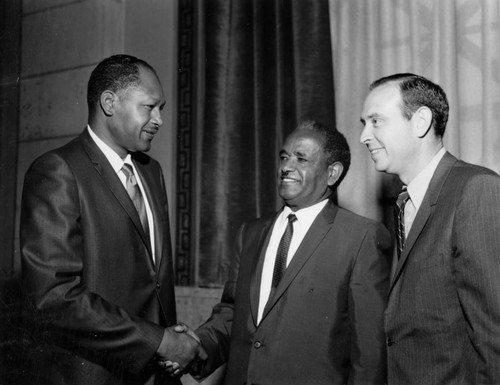 Councilman Tom Bradley at City Hall