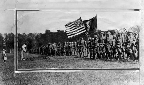 Americans arriving in France