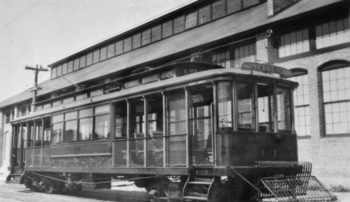 Early electric car