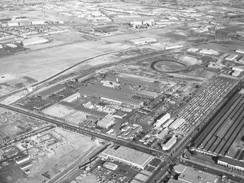 Slauson Avenue and Eastern Avenue, Commerce, looking northeast