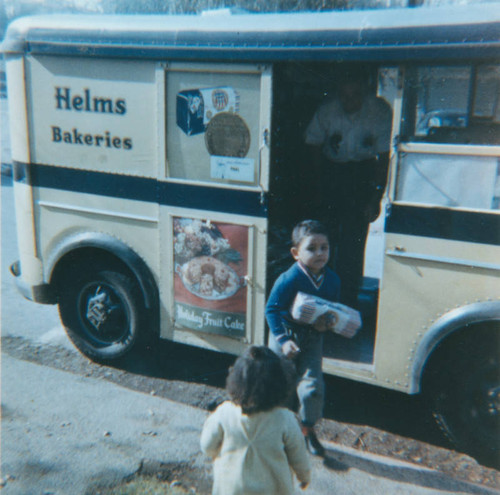 Children buying bread