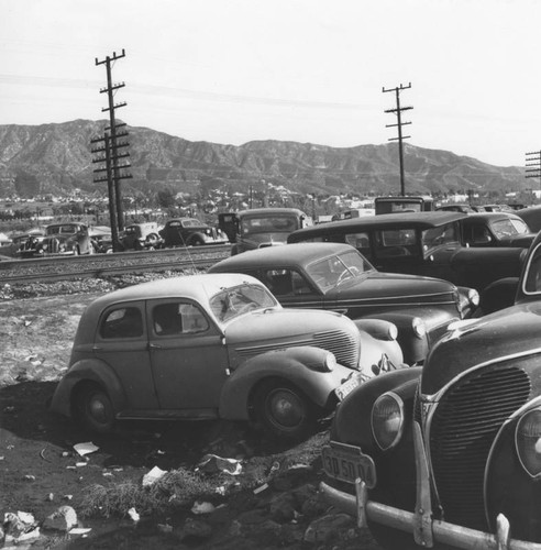 Lockheed employee parking lot, view 6