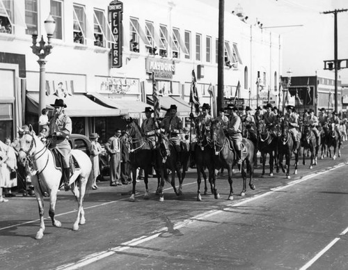 Men on horses, Wilmington parade