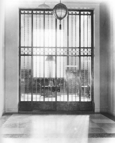 History Department entrance, Los Angeles Public Library