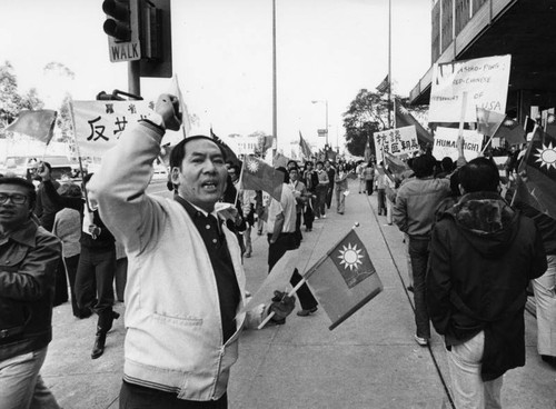 Taiwanese rally and march