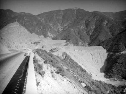 Construction of the San Gabriel Dam